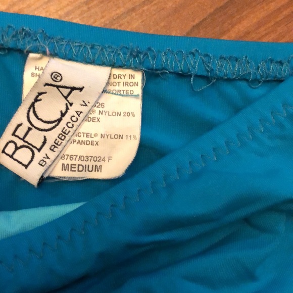 Becca by Rebecca Virtue Turquoise bikini M - Picture 5 of 9